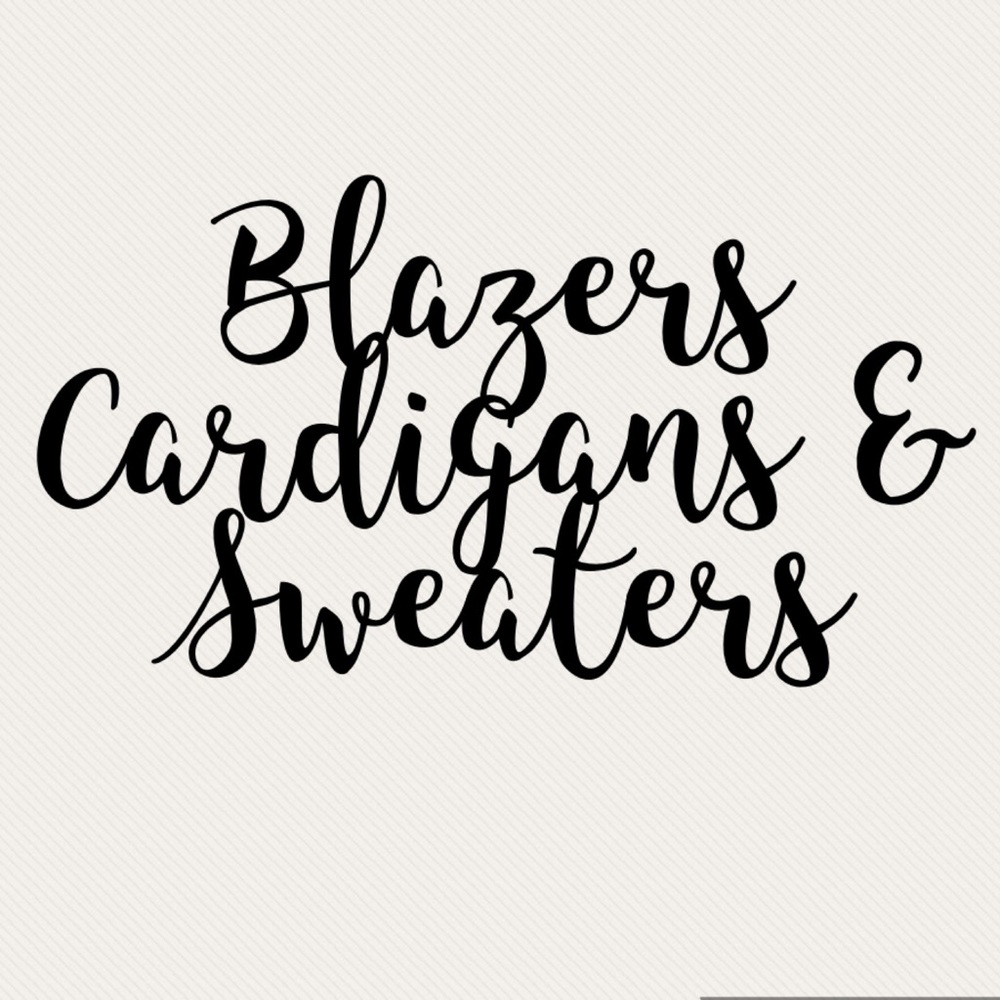 ✨ Jackets , Blazers, Cardigans & Sweaters ✨